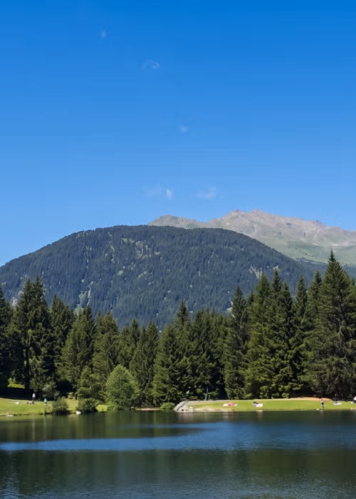 Il lago dei caprioli in Val di Sole